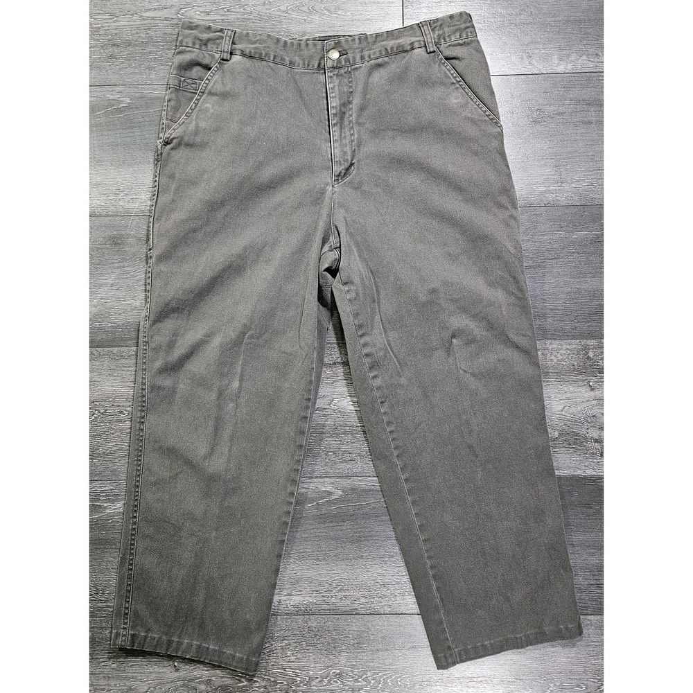 Scottevest TEC Pants Men 36x27 Gray Stretch Travel‎ Hiking Workwear *flaws